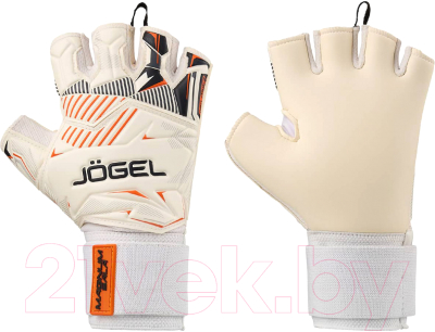Перчатки вратарские Jogel Magnum Sala EL4 (белый, р-р 10)