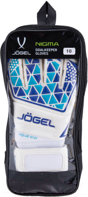 Перчатки вратарские Jogel Nigma Pro Edition-NG Roll Negative (белый, р-р 10.5)
