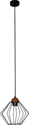 Потолочный светильник Элетех Конти 211 НСБ 01-60-169 Е27 / 1005405024 (черный муар/медь)