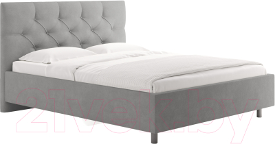 Каркас кровати Сонум Bari 160x200 (замша серый)