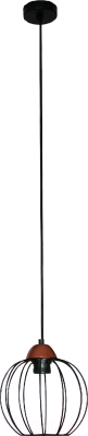 Потолочный светильник Элетех Конти 211 НСБ 01-60-169 Е27 / 1005405022 (черный муар/медь)