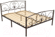 Двуспальная кровать Князев Мебель Нимфея НЯ.160.200.М/1 (медный антик) - 