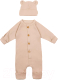 Комплект одежды для малышей Amarobaby Fashion / AB-OD21-FS5001/03-62 (бежевый, р.62) - 