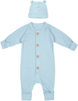 Комплект одежды для малышей Amarobaby Fashion / AB-OD21-FS5001/19-62 (голубой, р.62) - 