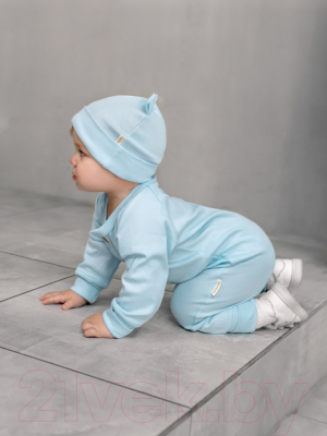 Комплект одежды для малышей Amarobaby Fashion / AB-OD21-FS5001/19-62 (голубой, р.62)