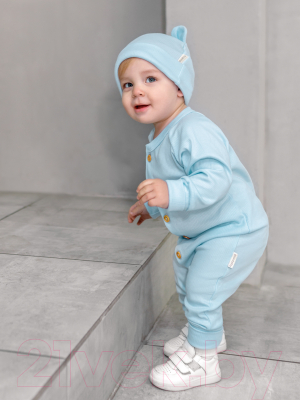 Комплект одежды для малышей Amarobaby Fashion / AB-OD21-FS5001/19-62 (голубой, р.62)