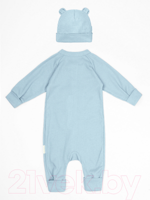 Комплект одежды для малышей Amarobaby Fashion / AB-OD21-FS5001/19-80 (голубой, р.80)