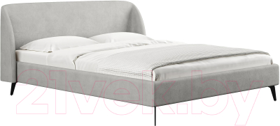 Каркас кровати Сонум Rosa 160x200 (замша серый)