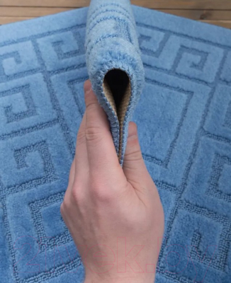 Набор ковриков для ванной и туалета Maximus Ethnic 2509 (50x80/40x50, синий)