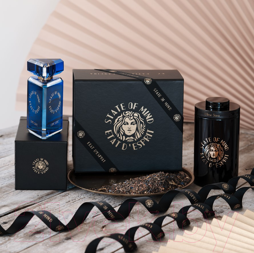 Парфюмерный набор State of Mind L`Ame Slave Luxury Mind Set Парфюмерная вода 100мл+Чай 100г — фото 2