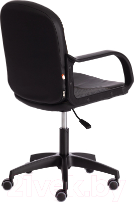 Кресло офисное Tetchair Baggi PA кожзам/ткань (черный/серый)