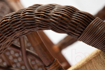 Комплект садовой мебели Tetchair Andrea (античный орех/ткань рубчик/кремовый)