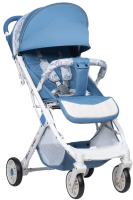 Детская прогулочная коляска Farfello Comfy Go / CG-102 (голубой/яркий белый) - 