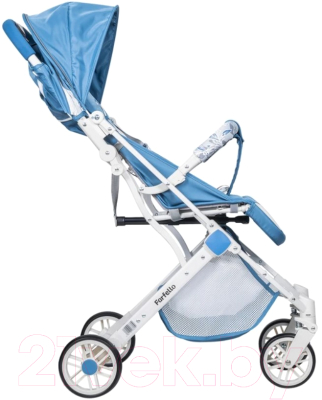 Детская прогулочная коляска Farfello Comfy Go / CG-102 (голубой/яркий белый)