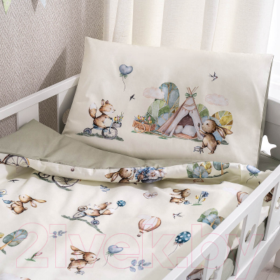 Комплект постельный для малышей Perina Friends / ПК3-10.1