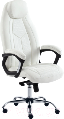 Кресло офисное Tetchair Boss Lux кожзам (белый)