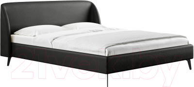 Каркас кровати Сонум Rosa 160x200 (экокожа черный)
