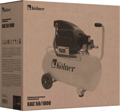Воздушный компрессор Kolner KAC 50/1800 / кн50-1800