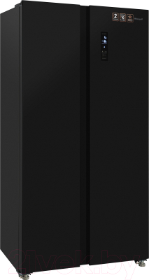 Холодильник с морозильником Weissgauff WSBS 509 NFBX Inverter