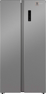 Холодильник с морозильником Weissgauff WSBS 600 X NoFrost Inverter