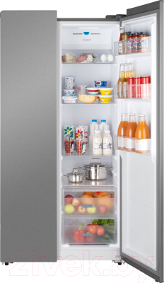 Холодильник с морозильником Weissgauff WSBS 600 X NoFrost Inverter