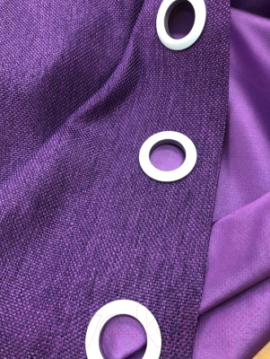 Штора Модный текстиль 03L1 / 112MT222611 (260x210, фиолетовый)