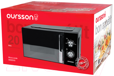 Купить Микроволновая печь Oursson MM2010/BL в Молодечно