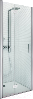 Душевая дверь Roth Tower Line TZNL1/90 (хром/прозрачное стекло)