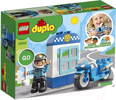 Конструктор Lego Duplo Полицейский мотоцикл 10900