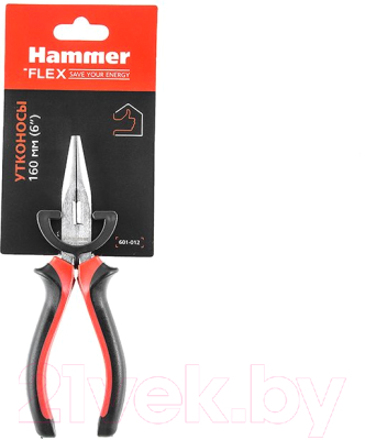 Длинногубцы Hammer Flex 601-012