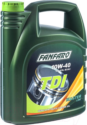 Изображение товара Моторное масло Fanfaro TDI 10W40 CH-4/SL / FF6503-5 (5л)
