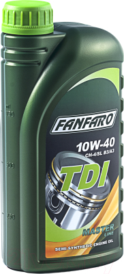 Изображение товара Моторное масло Fanfaro TDI 10W40 CH-4/SL / FF6503-1 (1л)