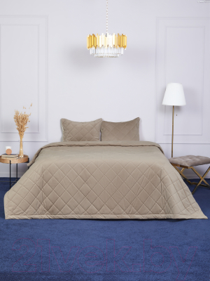 Набор текстиля для спальни Vip Camilla Камилла / SW-QHS-16-3 (бежевый)