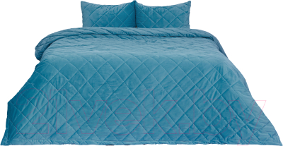Набор текстиля для спальни Vip Camilla Камилла / SW-QHS-16-30 (синий)
