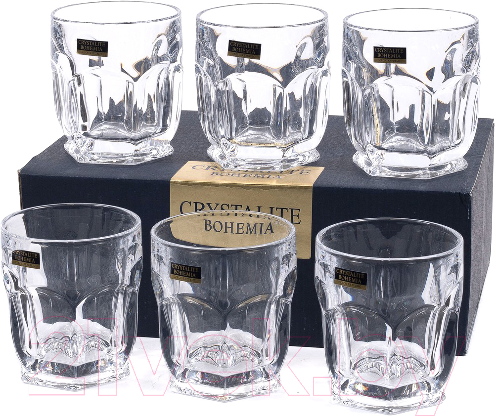 Набор стаканов Bohemia Crystalite Safari 9K7/2KD67/0/99R83/250-669