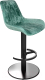 Миниатюра изображения товара Стул барный Sheffilton SHT-ST37/S137 (зеленый чай/черный муар)