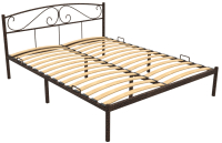 Односпальная кровать Князев Мебель Верона ВА.90.190.М/1 (медный антик) - 