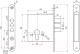 Миниатюра изображения товара Замок врезной ПроСам ЗВ 1-2/11 / 89400