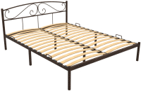 Двуспальная кровать Князев Мебель Верона ВА.160.200.М/ (медный антик) - 