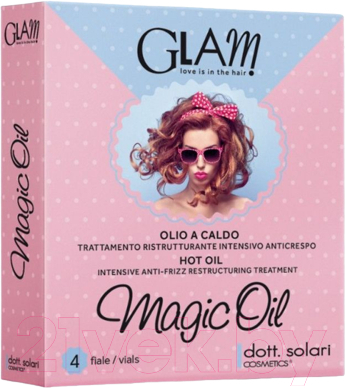 Масло для волос Dott Solari Glam Magic Oil Волшебное Интенсивный восстанавливающий уход (4x10мл)