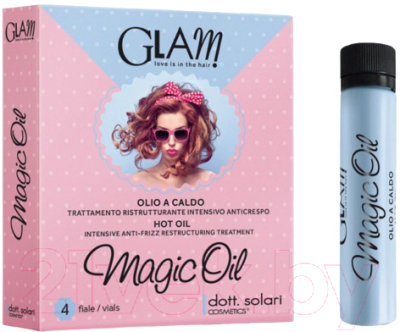Масло для волос Dott Solari Glam Magic Oil Волшебное Интенсивный восстанавливающий уход (4x10мл)