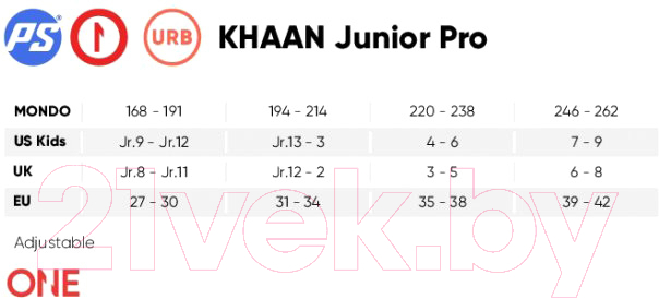 Роликовые коньки Powerslide Khaan Junior Pro / 940642