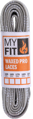 Шнурки для роликовых коньков Powerslide Waxed Laces Pro / 940481 (серый)