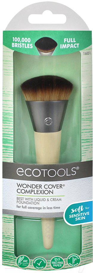Кисть для макияжа Ecotools Wonder Cover Complexion Brush ET1601