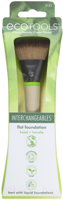 Кисть для макияжа Ecotools Interchangeables Flat Foundation ET3131