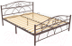 Односпальная кровать Князев Мебель Морена МНА.90.190.К/1 (коричневый муар) - 