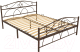 Двуспальная кровать Князев Мебель Морена МНА.160.200.М/1 (медный антик) - 