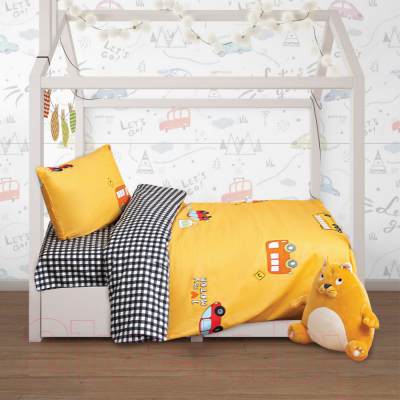 Комплект постельный для малышей Nuance Baby КПБ-С-Д-15/10 Машинки