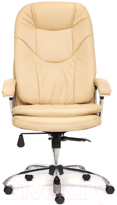 Кресло офисное Tetchair Softy Lux кожзам (бежевый)