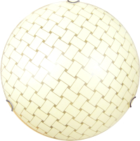 Потолочный светильник Элетех Плетенка 500 НПБ 06-3х60 М64 / 1005205273 (матовый шампань) - 